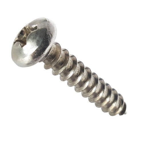 Polished SS Round Head Screw, For Hardware Fitting, Size: M4