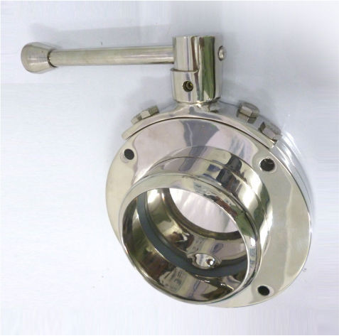 SS Sandwich Butterfly Valve