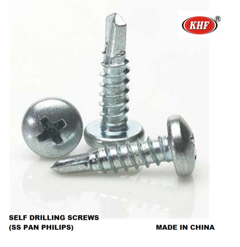 Khf Imported Stainless Steel Self Drilling Screws, For Roofing, Size: 3.5 To 6.8 Head Size
