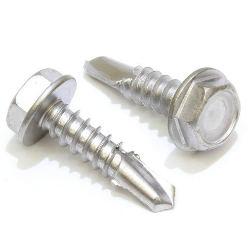 BIS Stainless Steel SS Self Drilling Screw, For Roofing, Size: M10 - M14