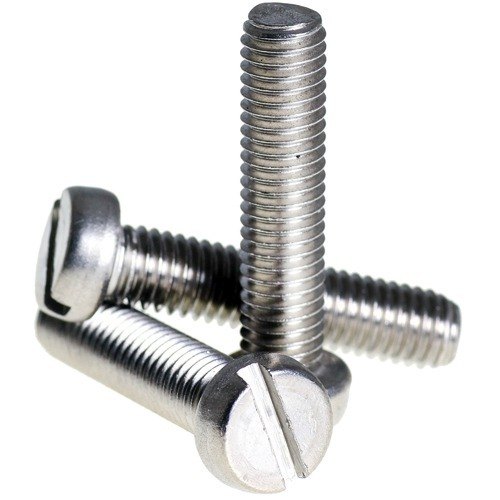 Stainless Steel SS Slotted Cheese Head Screw, Size: M3 To M12