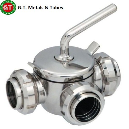 SS Three Way Dairy Valve