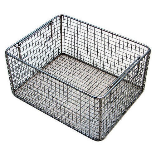 Stainless Steel Wire Basket, Up to 50 Kg