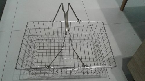 Accura Stainless Steel Wire Basket Type 2, For Supermarket, Model Name/Number: ASSPL-BSK-001