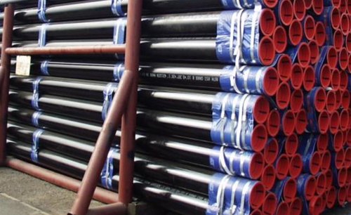 Silver ST35 Steel Pipe, For Construction