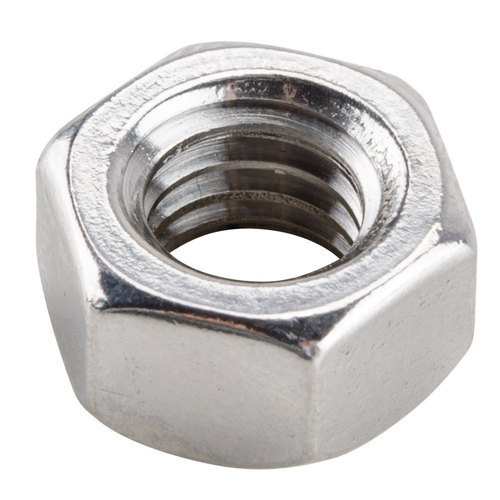 Hexagonal Stainless Steel 304 Hex Nuts, Size: Standard