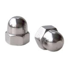 Stainless Steel 316 Dome Nuts, Size: M3 To M36