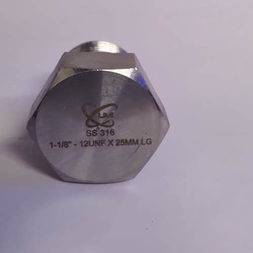 Stainless Steel 316 Shoulder Plug, For Fin Fan Exchanger