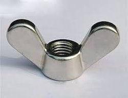 Stainless Steel 316 Wing Nuts, Size: M6 To 24