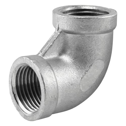 Stainless Steel 90 Degree Elbow, for Structure Pipe, Size: 1/2 to 2 Inch