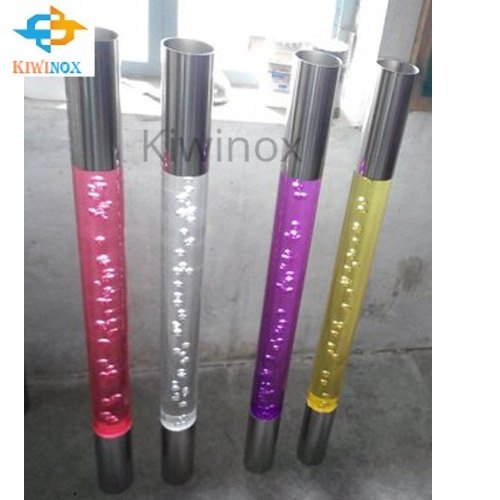 Stainless Steel Acrylic Pillar, Material Grade: 202 AND 304