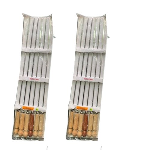 Stainless Steel Barbecue Skewer Set, For Tandoor