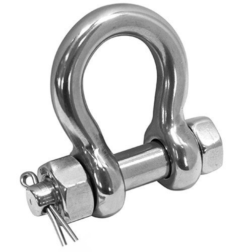 Stainless Steel Bow Shackle, For Industrial