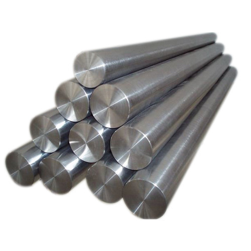 Kanak Metal Polished Stainless Steel Round Bar, For Construction
