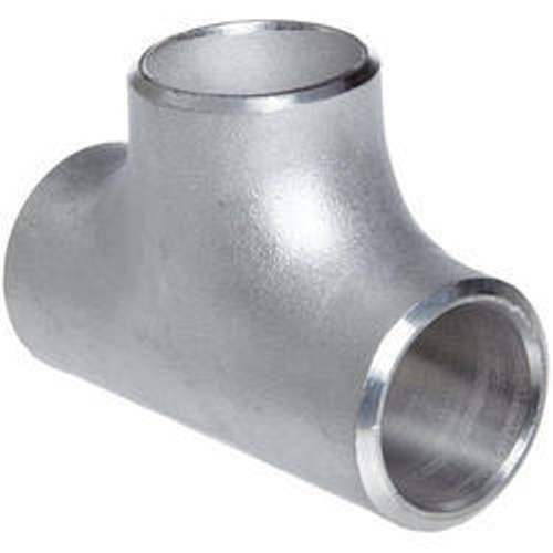 Carbon Steel Stainless Steel Butt Weld Tee, for Chemical Handling Pipe, Size: 2