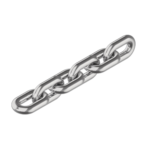 Ss Stainless Steel Welded Link Chain, Material Grade: SS304, SS316