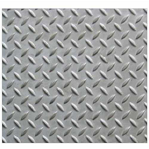 Rectangular Stainless Steel 304 Chequered Plates, Thickness: 3-4 and >5 mm