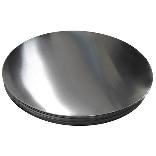 Silver Color Stainless Steel Circle Plate, Diameter: 25 mm