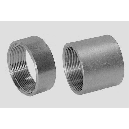 Stainless Steel 304 L Screwed Coupling, Size: 1/2 & 3/4 inch