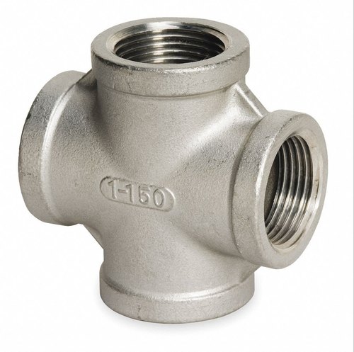 Straight Buttweld Stainless Steel Cross Fitting, For Plumbing Pipe
