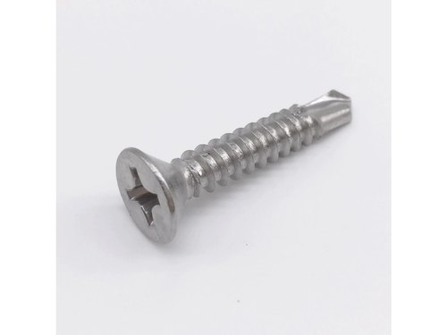 Polished Stainless Steel CSk Philips Self Drilling Screw, Packaging Size: 1000 Piece