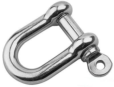 Shackles Stainless Steel D Shackle, For Industrial, Size: 6 - 36 Mm