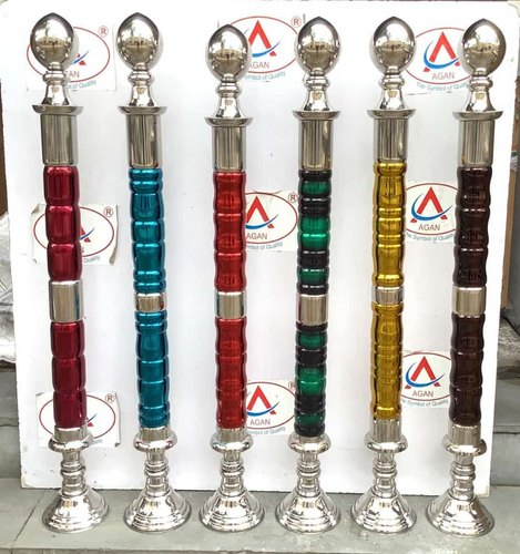 Stainless Steel Deco Colour Rajwadi Master Pillar, Material Grade: 202 & 304
