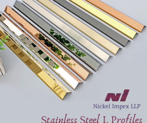 T Profile Stainless Steel Decorative Profiles (T, U & L), For Construction
