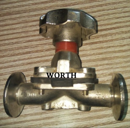 Tc End Stainless Steel Diaphragm Valve, 15 mm to 50 mm