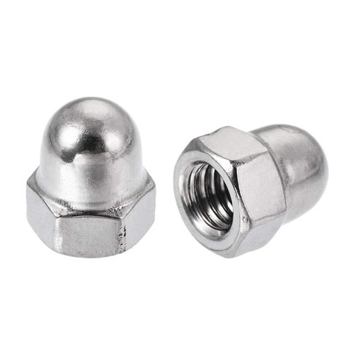 Stainless Steel Dome Nut, Size: M3