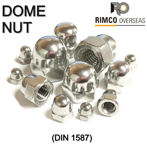 Stainless Steel Dome Nut, Size: M3 To M24