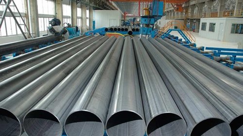 Customizable Round Stainless Steel EFW Pipe, 6 Meter