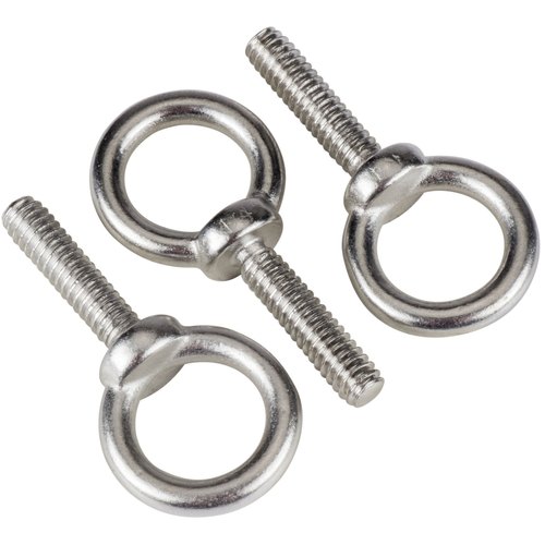 Round Stainless Steel Eye Bolt for Industrial, Material Grade: SS 304 Or SS 316