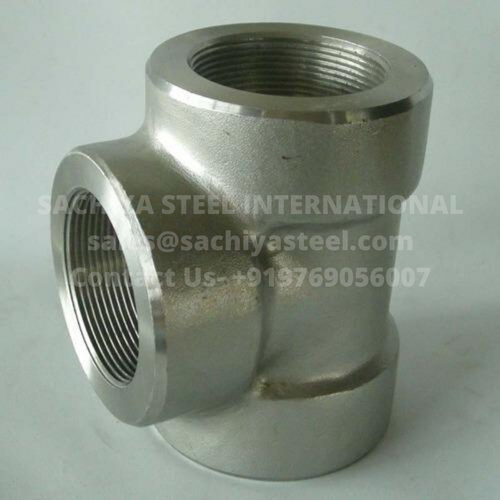 2 inch Buttweld Stainless Steel Forged Tee Fittings, For Plumbing Pipe