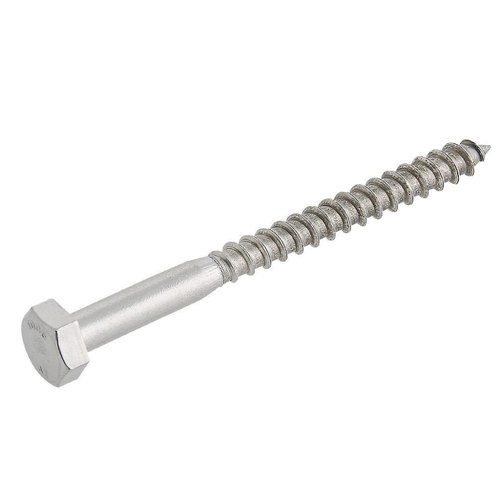 SIW Hexagonal Stainless Steel Hex Coach Screw, Size: M5-M16