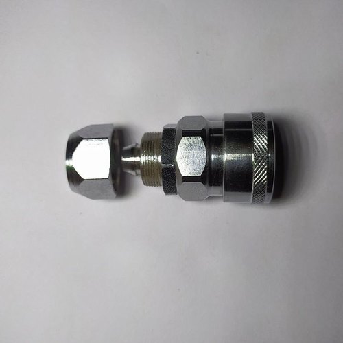 Stainless Steel Threaded 8X12 PU Pipe Low Pressure Couplers, Size: 5Inch, 15 Bar