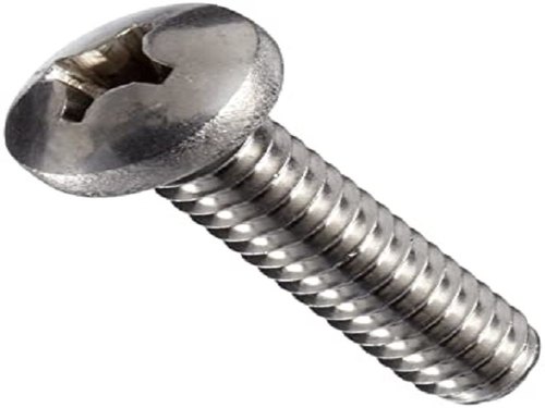 Sarvpar Round Stainless Steel Machine Screw, Material Grade: Ss 304, 316