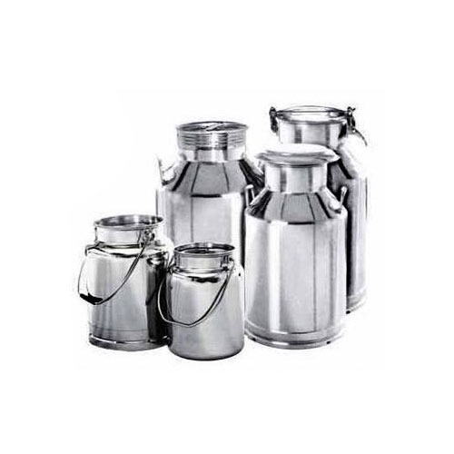 Stainless Steel Milk Cans, 8.2 Kg