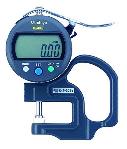 Mitutoyo Stainless Steel Thickness Gauge Range: 0-10 MM