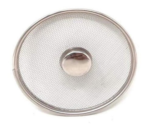 Stainless Steel Net Cover For Milk, Silver, 4 Inch
