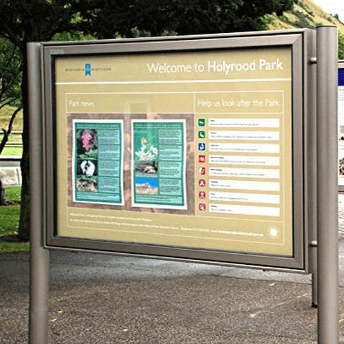 Stainless Steel Notice Board