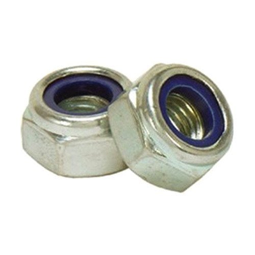 Evident International Zinc Plated Stainless Steel Nylock Nut, Thickness: 10 To14 Mm, Size: M3 To M30