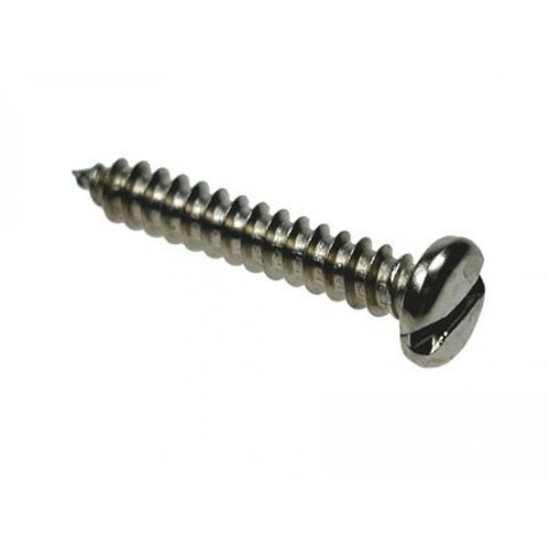 Stainless Steel Pan Slotted Head Self Tapping Screw, Size: 6.5mm To 100mm