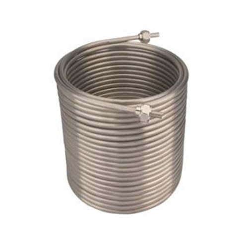 Round Stainless Steel Pipe Coil, Steel Grade: SS304