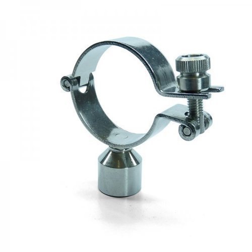 Silver Stainless Steel Pipe Holding Clamp