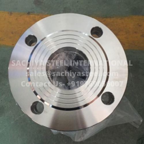 Round Silver Stainless Steel Plate Flange, for Industrial