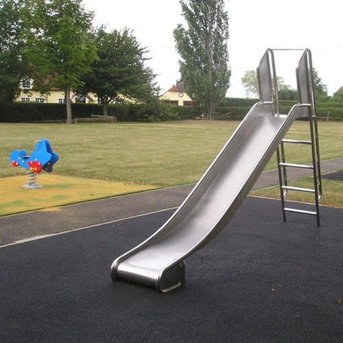Straight Stainless Steel Playground Slide