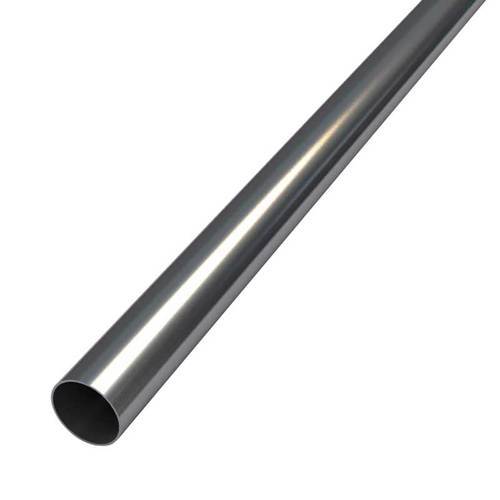 Round Welded Stainless Steel Pneumatics Tube, 3m to 18 m, Material Grade: SS304
