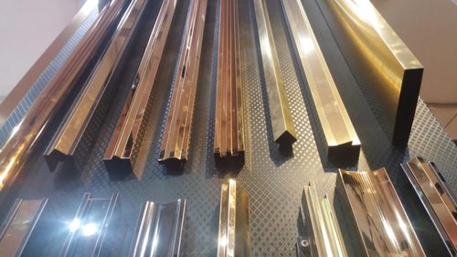 Stainless Steel PVD Coated Profiles for Construction