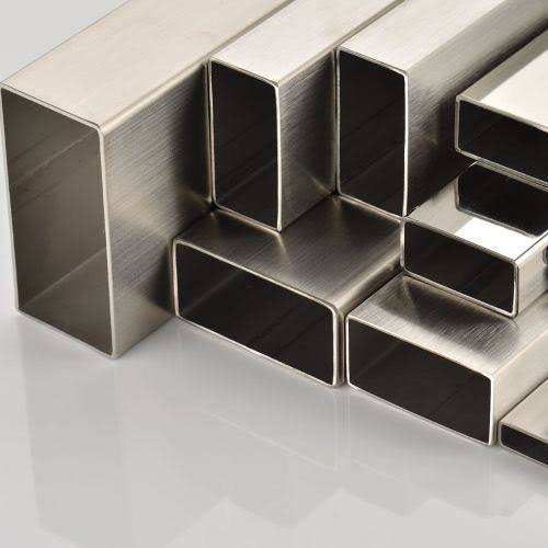 Rectangular Stainless Steel Rectangle Pipes, 6 meter, Thickness: 5 mm